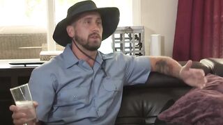 Three-Way Spunkfest: Stepfather's Sons Creamped By Hot Stepmom