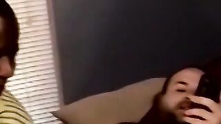 Mature Black Guy Gives Older White Man A Rough Blowjob And Fucks Him Hard