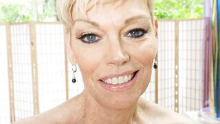 Grandmother's Sloppy Blowjob Surprise - Old Lady Sucks Young Grandson