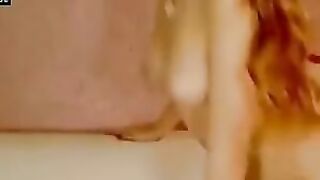 Hot MILF In Stocking Fetish Gives A Sensual Dildo Ride