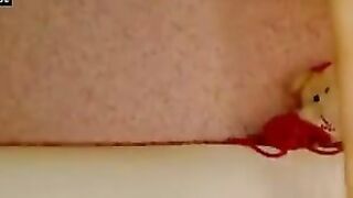 Hot MILF In Stocking Fetish Gives A Sensual Dildo Ride