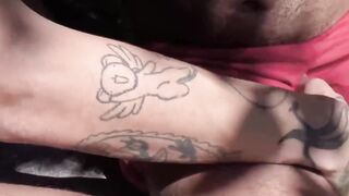 Tatted-Up Jocks Bare Back Fuck Fest