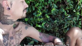 Tatted-Up Jocks Bare Back Fuck Fest