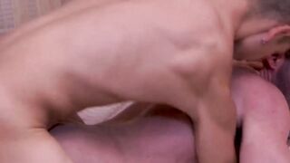Daddies Seduce Young Twink in Anal Pounding