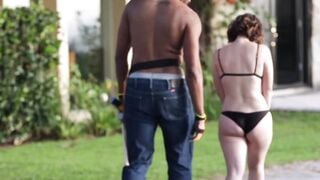 Yummy MILF Cutie Yhivii Gets Her Backyard Fucked Hard By A Big Black Dick