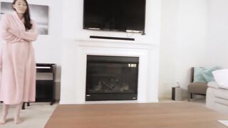 Step-Sister Stuffs Her Panties With StepBro's Load - POV