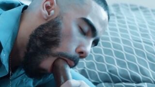 Beard-Stroking Handsome Studs Enjoy Rimjob & Anal Sex in Raw Hardcore