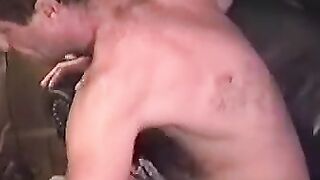 Hair Bear's Solo Masturbation & Deepthroat Blowjob