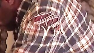 Hair Bear's Solo Masturbation & Deepthroat Blowjob