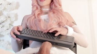 Transgender Crossdresser Masturbates And Fucks Herself For Audience