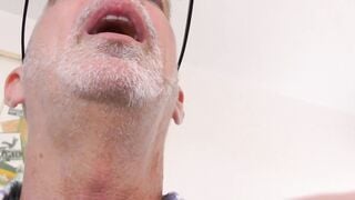 Step-Daughter's Jack Off Session Ruined By Giant Stepfather - Point Of View