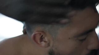 Three Hunks Share Their Big Dicks With Each Other In Hot Threesome