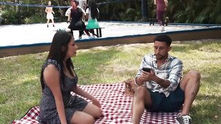 Busty Babes - Big Boobed Beauties Fucked Hard By A Huge Dick At The Park