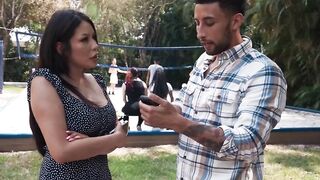 Busty Babes - Big Boobed Beauties Fucked Hard By A Huge Dick At The Park