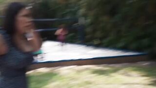Busty Babes - Big Boobed Beauties Fucked Hard By A Huge Dick At The Park