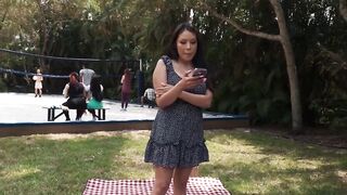 Busty Babes - Big Boobed Beauties Fucked Hard By A Huge Dick At The Park