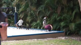 Busty Babes - Big Boobed Beauties Fucked Hard By A Huge Dick At The Park
