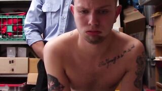 Ink-Slinger's Raw Ass Slapping & Intense Orgasm