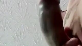 Mature MILF Sucks Off Young Guy's Massive Dick And Swallows His Load