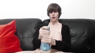 Boy Desires Fleshlight Play & Hot Loaded Finale with Hunks Clark Lewis