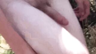 Scruffy Straight Dude - Hardcore Anal Play with Huge Load of Sperm on Ass