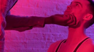 Interracial Pounding: Black Hunk Dominates Petite Twink in Rough Sex