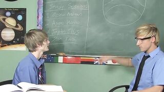 Twink Ass-Pounding Teens In Classroom - Schoolboys Fuck Raw