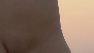Outdoors Nympho Babe Serenade- Tease & Denial with Shaven Pussies