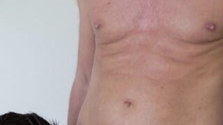 3way Thugged Out - Mature Men Sucking Teen Twink's Dick