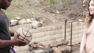 Big Black Monster Dick Fucks Petite Teen in Hardcore POV Action