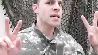 Army Hotties Outdoor Fuckfest - Passionate Anal Sex in Uniform