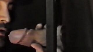 Retro Erotica - Glory Hole Thrill Seeker Gets Fucked And Facialed