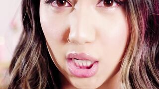 Asian Bombshell Kimora Quinn Gets Her Rock Hard Dick In Every Hole