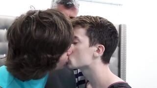 Threeway Taboo Throat-Fucking with Daddy's StepSon & Older Brother In Heat!