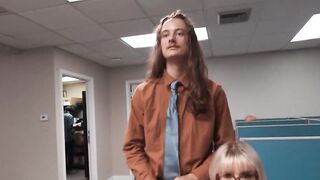 Blond Bombshell Katee Sucks Her Way To A Promotion - Office POV