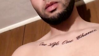 Solo Straight Guy Wanks Off And Blasts A Load