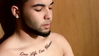 Solo Straight Guy Wanks Off And Blasts A Load