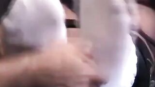 Randys Huge Shaft Teases Foot Fetish Goddess in Erotic Toe Play