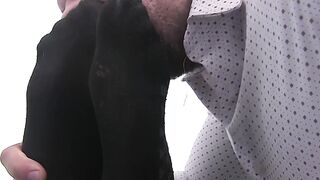 Beard-Man's Kinky Foot Fetish Fantasy With His Mistress
