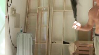 Muscle Daddy Dominates Twink With Whip And Fucks Him Hard