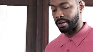 Interracial Encounters - Black Monster Dick Choking Gay Twink's Throat Before Raw Fuck!