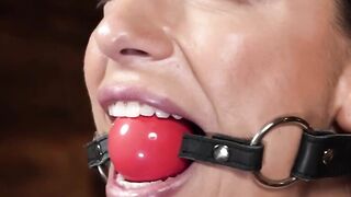 Bondage Suspension Orgy with Hot Babes - Huge Dick Blowjobs & Anal Sex