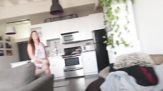 Big Booty Stepsister's Ass & Pussy Get A Hard Raw Fucking - Point Of View