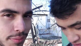 Two Straight Guys Bareback Fucking For Cash - Gay4Pay