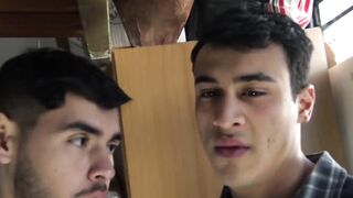 Two Straight Guys Bareback Fucking For Cash - Gay4Pay