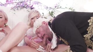 Anal Playtime with Angelic Blonde Babe & Hot Brunette - Anal Sex Filled Adventure