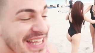 Teenage Seductresses - Teens Work Their Magic On A Guy's Dick