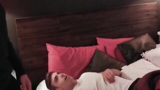 Step-Daddy's Boy Riding And Swallowing His Throbbed Dick