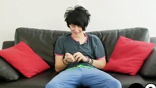 Emotional Twinks - Teen Emotionally Unloads on His Big Uncut Dick