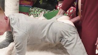 Step-Dad Fucks Virgin StepSon in Shower - Twinks First Time Anal